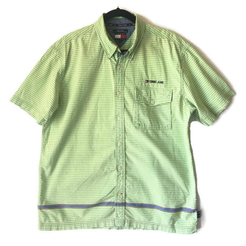 90s Vintage Tommy Hilfiger Jeans Spellout Shirt